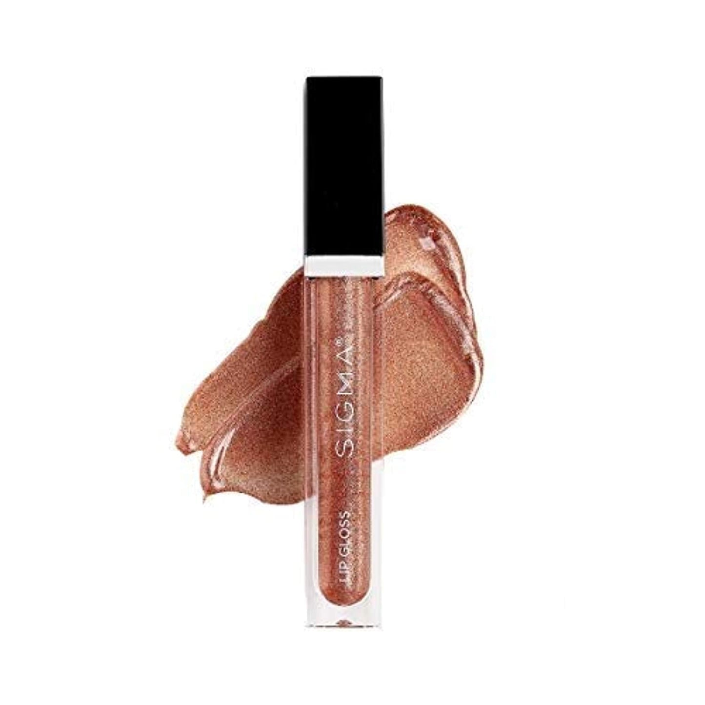 Sigma Beauty Moisturizing Smooth Tinted Lip Gloss Shimmer - Earthy Rose Shimmer - Moisturizing, High Shine, Non Sticky Lip Gloss - Wear Alone or Over Beauty & Personal Care Sigma Beauty