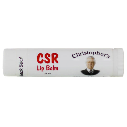 Christopher’s Original Formulas CSR Lip Balm - Herbal Goldenseal & Garlic Formula - Olive Oil & Beeswax Base - Moisturizing & Soothing - Purse Size Beauty and Personal Care Christopher's Original Formulas