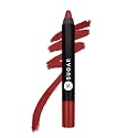 SUGAR Cosmetics Matte as Hell Crayon Lipsticks for Women Lasts Up To 8+ Hours Lip Crayon with Sharpener 2.8gm - 1 count (Pack of 1) 08 Jackie Brown Beauty & Personal Care SUGAR Cosmetics
