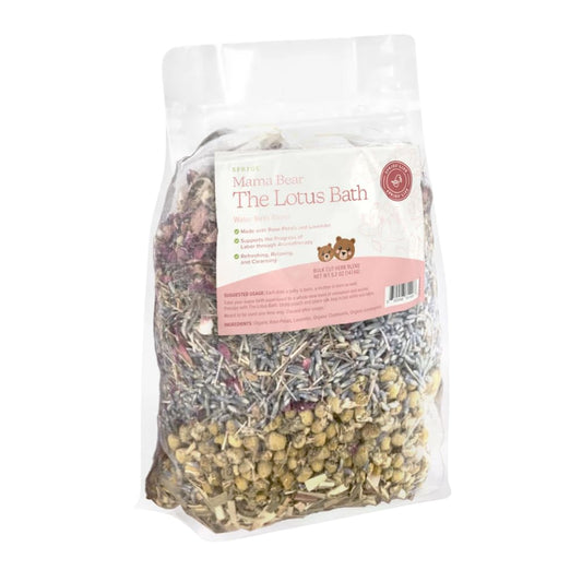SPRIGS The Lotus Bath, 5.2 Oz - Herbal Water Birth Blend - Bathtub Additive with Soothing Natural Ingredients - Organic Rose, Chamomile, Lemongrass Beauty and Personal Care SPRIGS
