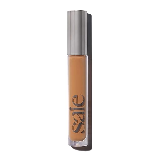 Saie Hydrabeam Under Eye Brightener - Sheer + Hydrating Concealer with Glycerin, Squalane + Cucumber Extract - Brightening Under Eye Concealer + Beauty & Personal Care Saie