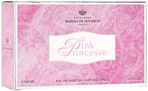 Marina de Bourbon Pink Princess Eau de Parfum Spray for Women, 3.3 Ounce Beauty & Personal Care Marina de Bourbon