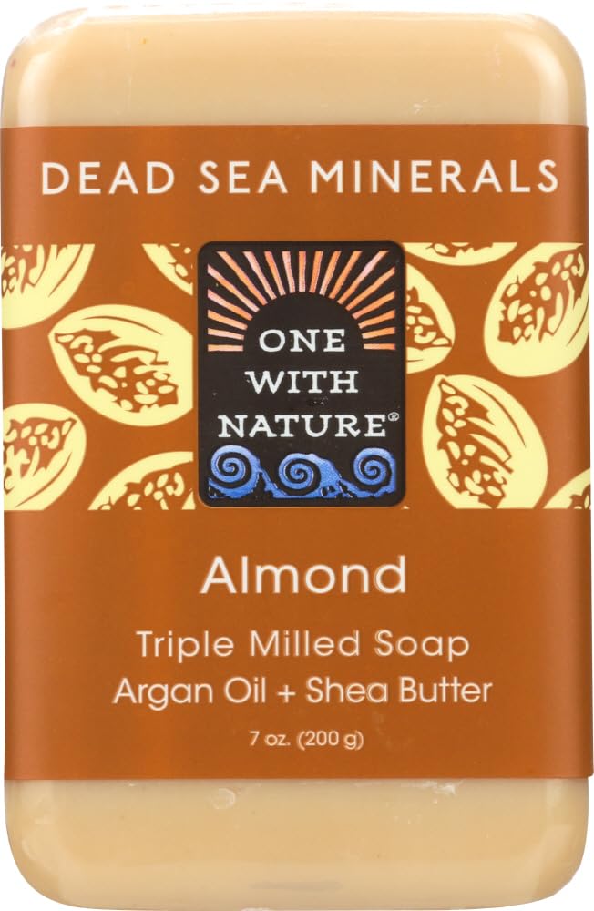 One With Nature Dead Sea Mineral Soap Almond - 7 oz Beauty & Personal Care One With Nature