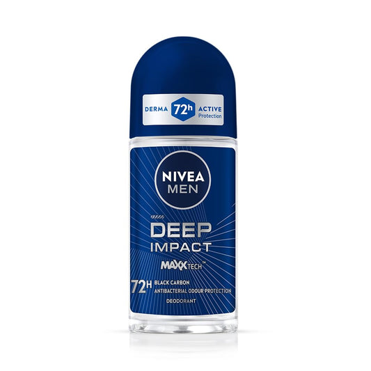 NIVEA MEN Deep Impact Freshness Deodorant Roll-on - For MEN, 50ml Beauty and Personal Care NIVEA