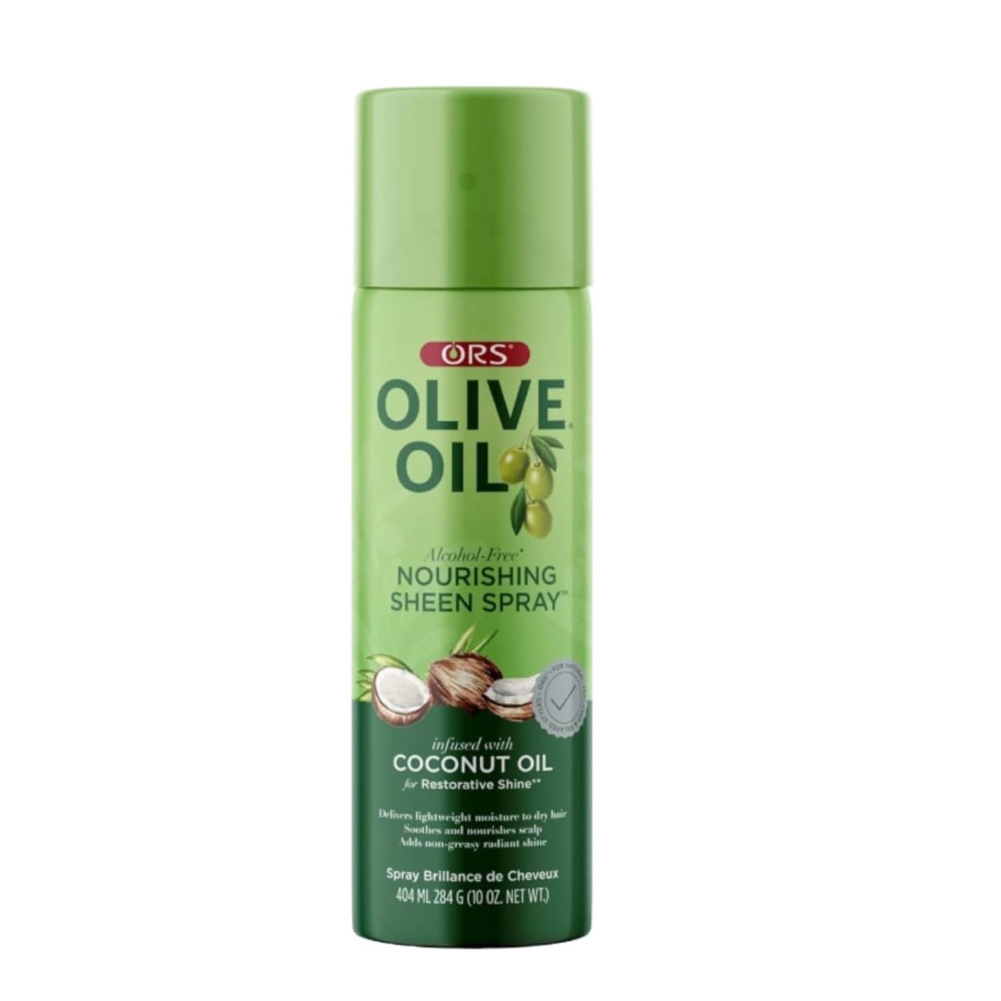ORS Olive Oil Nourishing Sheen Spray infused with Coconut Oil 10 ounces (Pack of 2) Beauty & Personal Care ORS