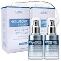 Hyaluronic Acid & Collagen Eye Serum, Anti-Aging Korean Skin Care, 2 Pack Beauty & Personal Care Azure Cosmetics