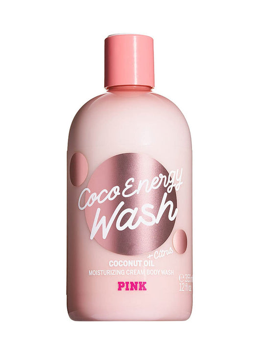Victoria's Secret PINK Coco Wash Coconut Oil Moisturizing Cream Body Wash 12 oz