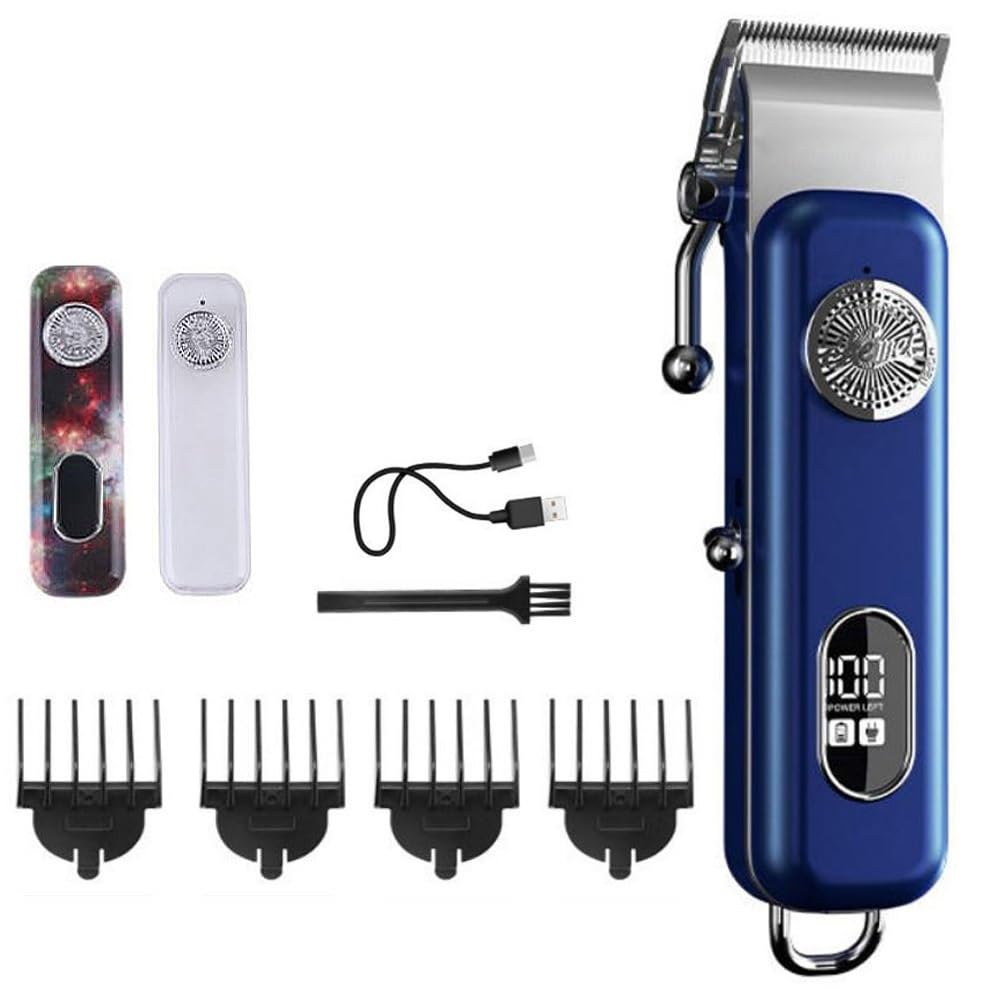 HEYLZBKCF Mens Hair Clippers Professional Trimmer Machine Adjustable Men's Electric Clipper USB Rechargeable Barber Beauty and Personal Care HEYLZBKCF