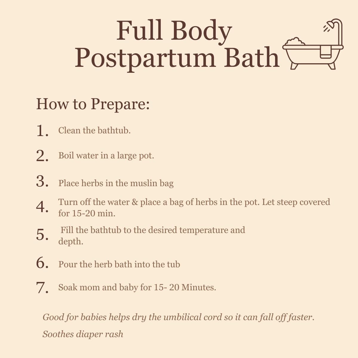 Birth Song Botanicals Organic Postpartum Herbal Bath Soak - 8oz/ea. Herbal Sitz Bath Blend with Sea Salt, Organic Plantain, Yarrow, Shepherd’s Purse Beauty and Personal Care Birth Song Botanicals