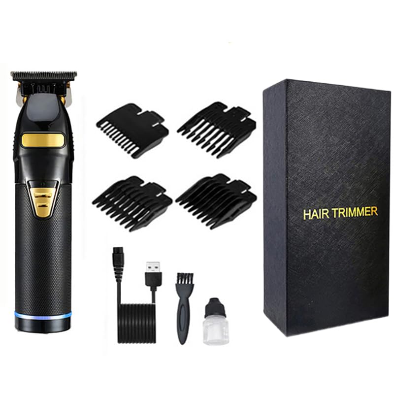 GLESVOWIO Hair Clippers for Men T9 Clipper Professional Electric Trimmer Barber Shaver Beard 0mm Cutting Machine for(Black) Beauty and Personal Care GLESVOWIO