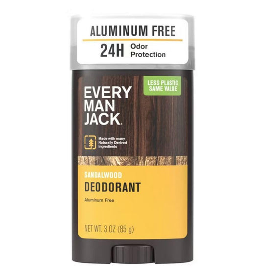 Every Man Jack Sandalwood Aluminum Free Deodorant, 3 Ounce Beauty and Personal Care Every Man Jack