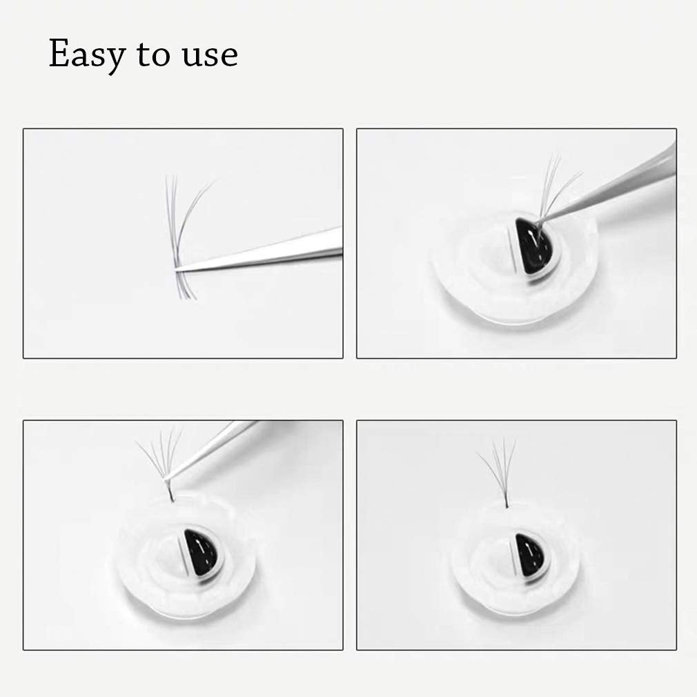 Mulutoo 400 Pcs Eyelashes Extension Volume Lashes Fan Blossom Cups,Quick Blossom Cup,Glue Holder and Lash Organizer Tool,for Eyelash Grafting, Nail Beauty & Personal Care Mulutoo
