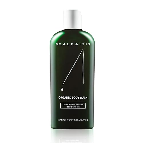 DR. ALKAITIS Organic Body Wash - Gentle pH-Balanced Cleanser with Aloe, Herbs & Sea Botanicals - Sulfate-Free Formula (240ml/8oz) Beauty & Personal Care DR. ALKAITIS