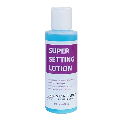 Star Care Professional Super Setting Lotion, 4oz (118ml), Advanced Heat Protectant for Thermal Styling, Blow Drying & Curling - Volumizing Beauty & Personal Care STAR CARE