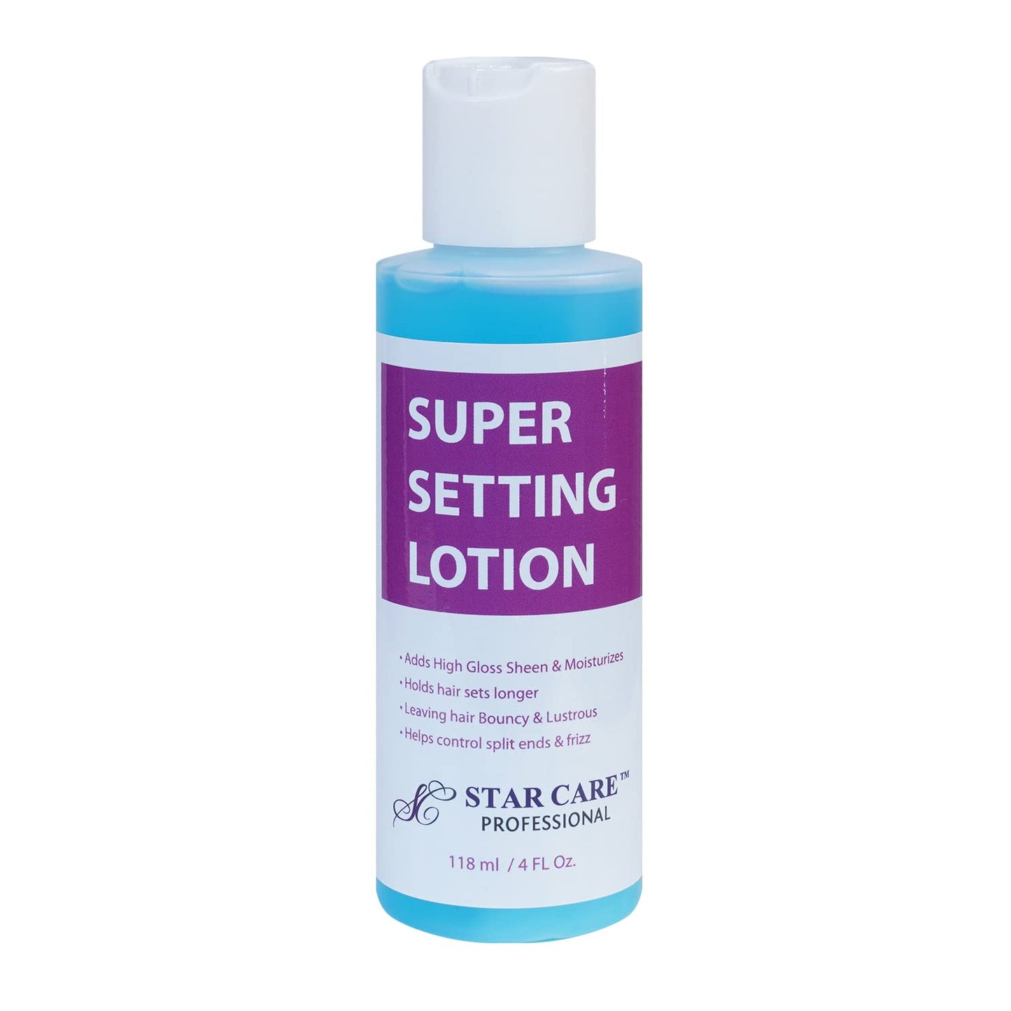 Star Care Professional Super Setting Lotion, 4oz (118ml), Advanced Heat Protectant for Thermal Styling, Blow Drying & Curling - Volumizing Beauty & Personal Care STAR CARE