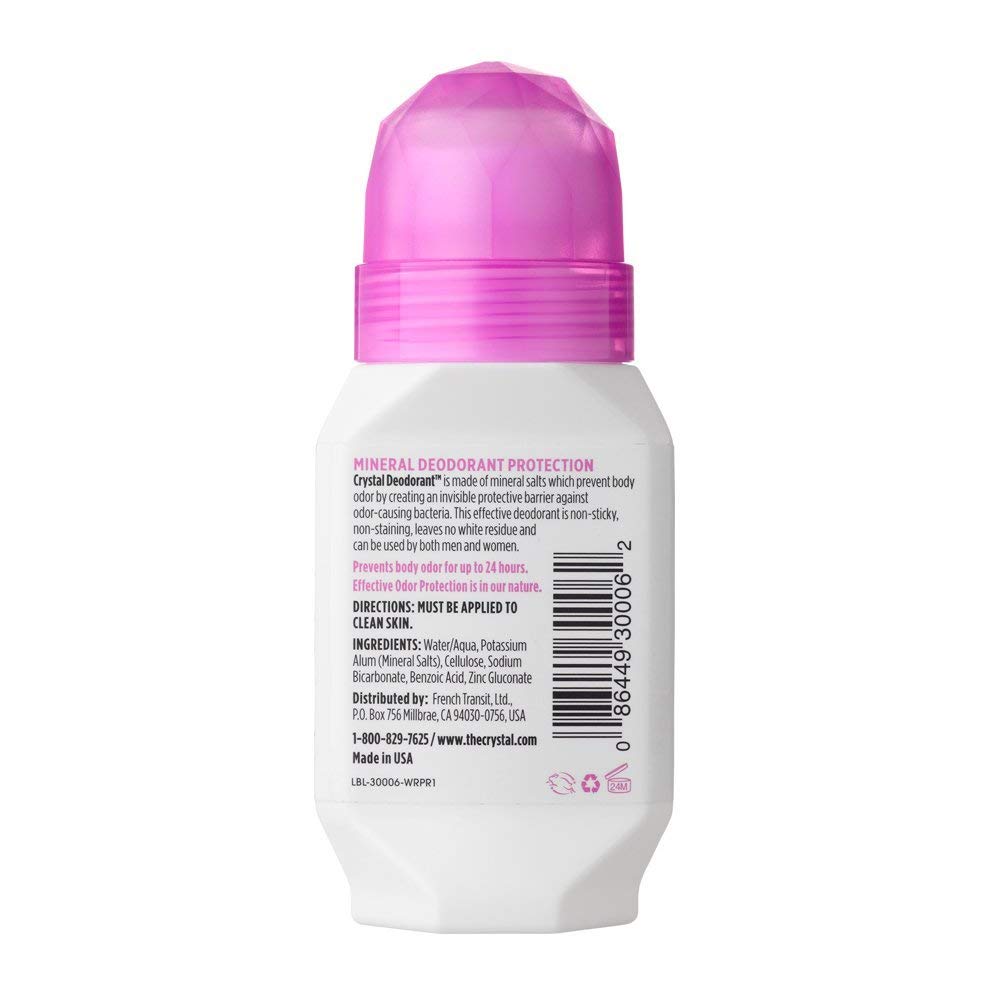 Crystal Body Deodorant Roll-On 2.25 oz (Pack of 12) Beauty and Personal Care Crystal Essence