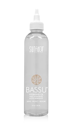 SURFACE Hair - Bassu Moisture Hydrating Oil- Restore, Moisturize, Detangle & Soften - 8 fl oz Beauty & Personal Care SURFACE