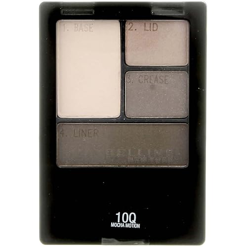 Maybelline New York Expert Wear Quads Eyeshadow, Mocha Motion [10Q] 0.17 oz (Pack of 3) Beauty & Personal Care MAYBELLINE