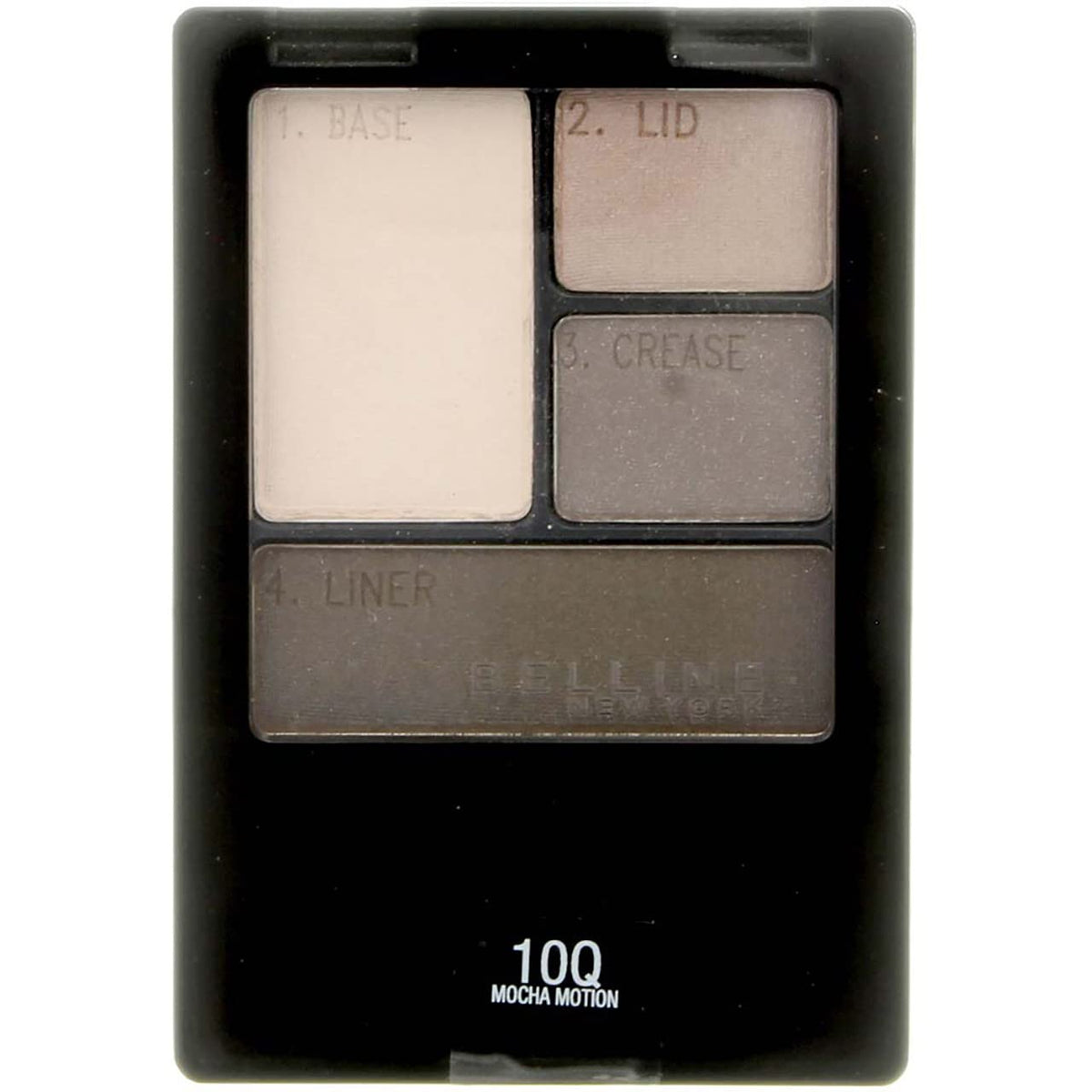 Maybelline New York Expert Wear Quads Eyeshadow, Mocha Motion [10Q] 0.17 oz (Pack of 3) Beauty & Personal Care MAYBELLINE