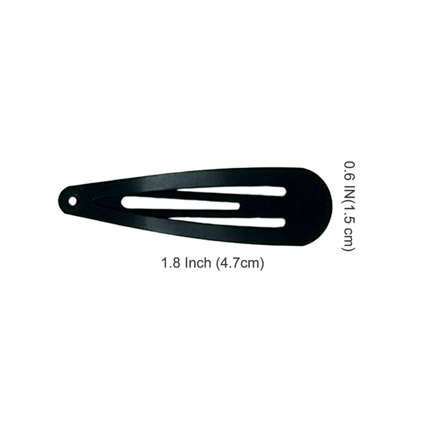 30,60 Pack Black 2 Inch Women Metal Snap Hair Clips Accessories No Slip Hair Barrettes Girls Women Hair Accessories (Black 30PCS) Beauty & Personal Care Splendorflying