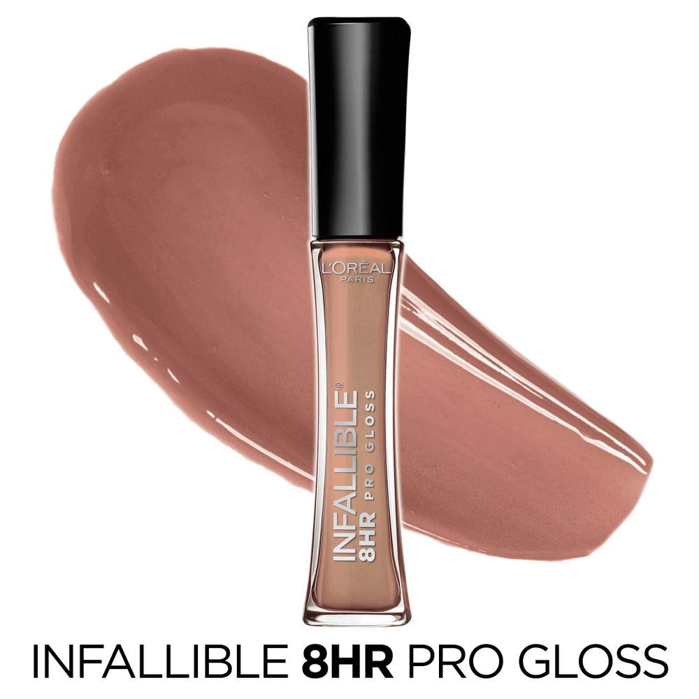 L’Oreal Paris Makeup Infallible 8 Hour Hydrating Lip Gloss, Coral Sands, 0.21 Fl Oz Beauty & Personal Care L'Oreal Paris