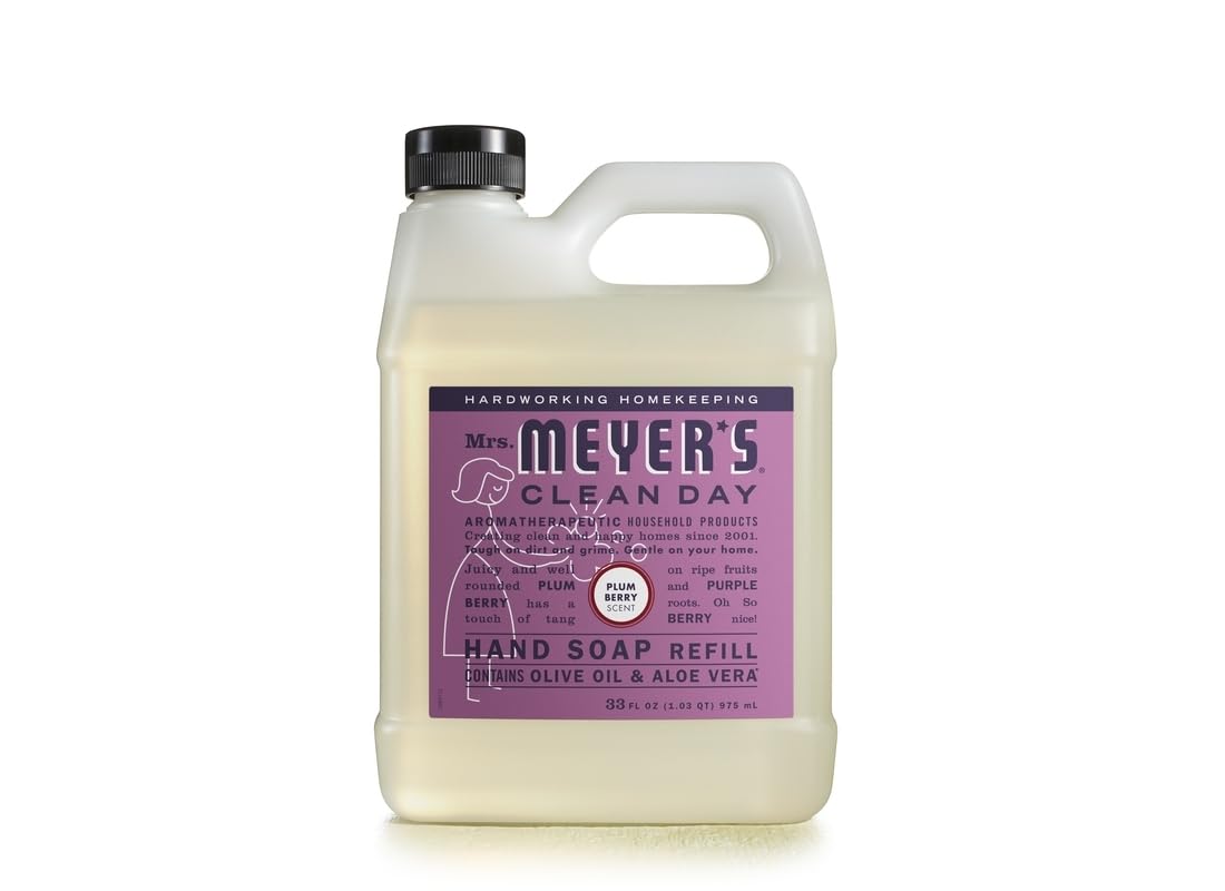 Mrs. Meyer's Clean Day Plum Berry Scent Hand Soap Refill 33 oz. Beauty & Personal Care Mrs. MEYER'S