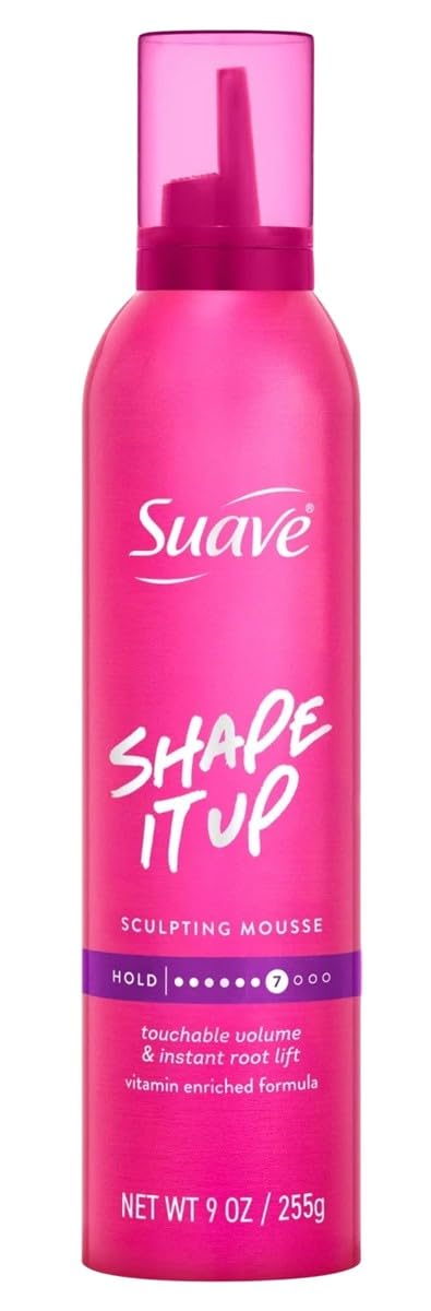 Suave Mousse Shape It Up Sculpting 9 Ounce (Pack of 3) Beauty & Personal Care Suave