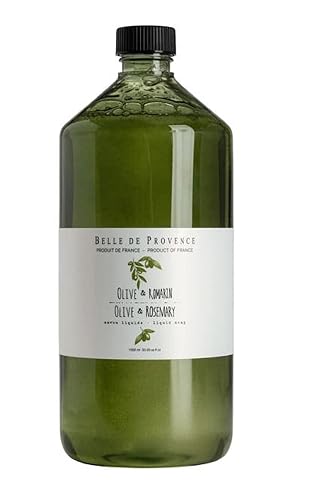 Belle de Provence Olive & Rosemary 1L Liquid Soap Beauty & Personal Care Belle de Provence