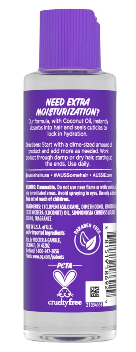 Aussie Miracle Curls Moisturizing Oil 3.2 Ounce (Pack of 6) Beauty & Personal Care Aussie