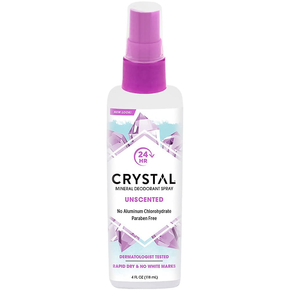 Crystal Essence Mineral Deodorant Body Spray 118ml/4.0oz - Fragrance & Paraben Free Beauty and Personal Care Crystal Essence