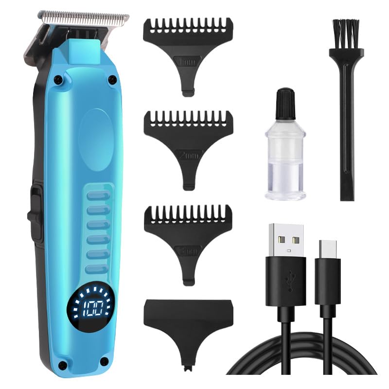 Professional Hair Clippers for Men Cordless Trimmers Kit with LED Display Electric Beard Trimmer, Haircut Grooming Gift for Women Barber Kids Beauty and Personal Care QDKVTNDJZ