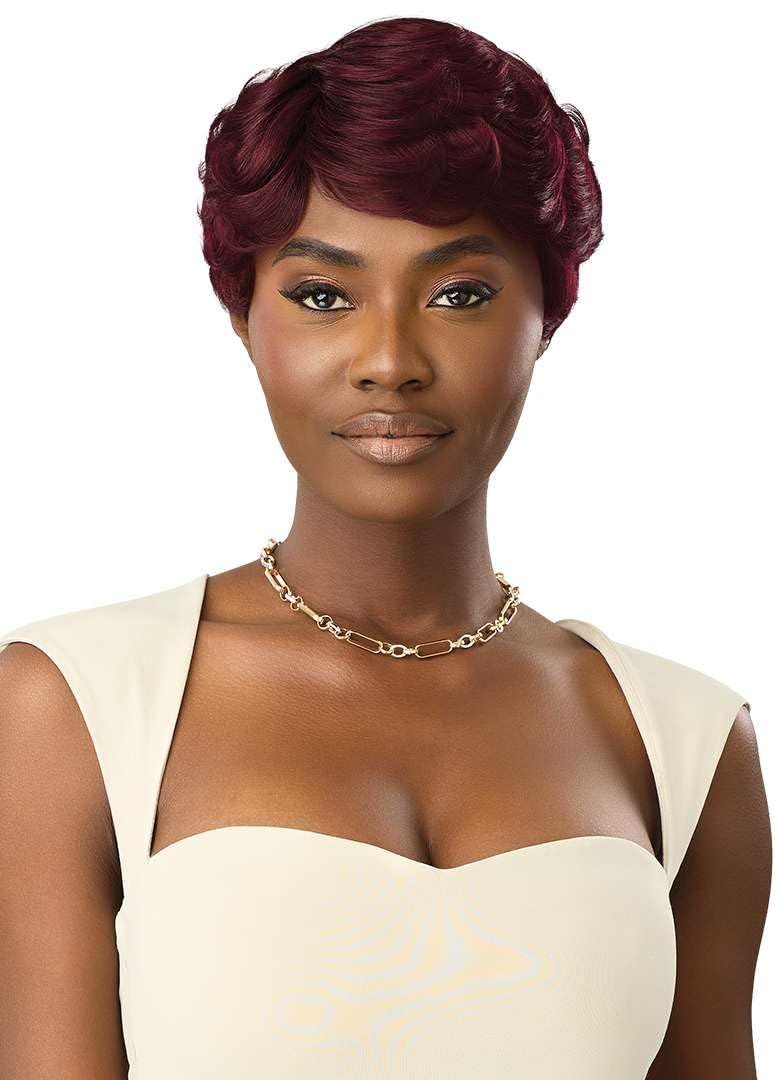 Outre Duby Wig - Human Hair - Maray (BROWN GRAY 34)