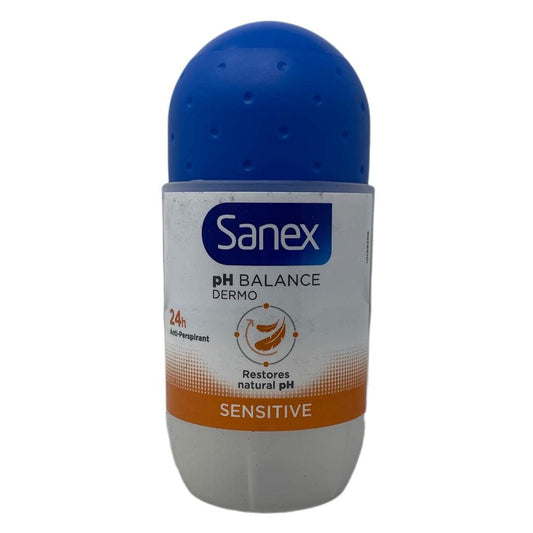 Sanex Sensitive Roll On Anti-Perspirant Deodorant 50ml (PACK OF 6) Beauty and Personal Care Sanex