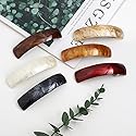 Retro Large Hair Barrettes for Women, Hair Clips French Clip Barrettes Exquisite Hair Clips for Women Ladies, pack of 6 (Classic Pattern) Beauty & Personal Care FOZUBOYO