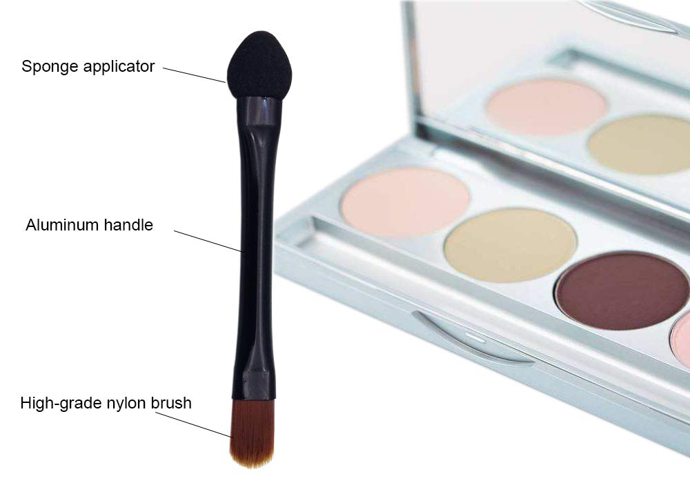 Vôsaidi Eyeshadow Brushes Makeup Brushes 10pcs Eyeshadow Sponge Dual Sides Eyeshadow Applicator Travel Eyeshadow Brush Concealer Brush Beauty & Personal Care Vôsaidi