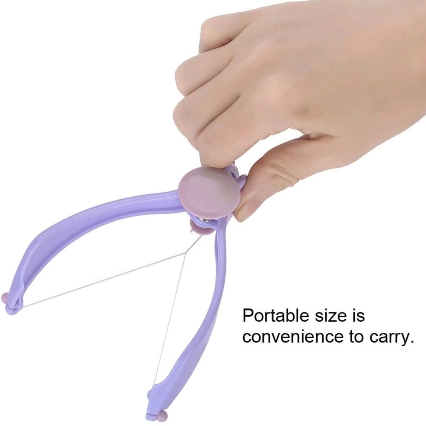 2pcs Manual Thread Hair Remover Gentle and Painless Threaded Hair Removal for Chin, Upper Lip, Arms and Legs Beauty and Personal Care Ymiko