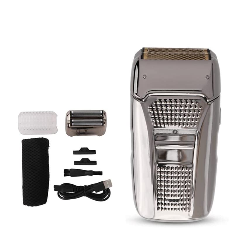 Electric Shaver Hair Cleaning Razor Beard Foil Shaving Machine Finishing Tool for Men(Silver) Beauty and Personal Care RASRGTRQ