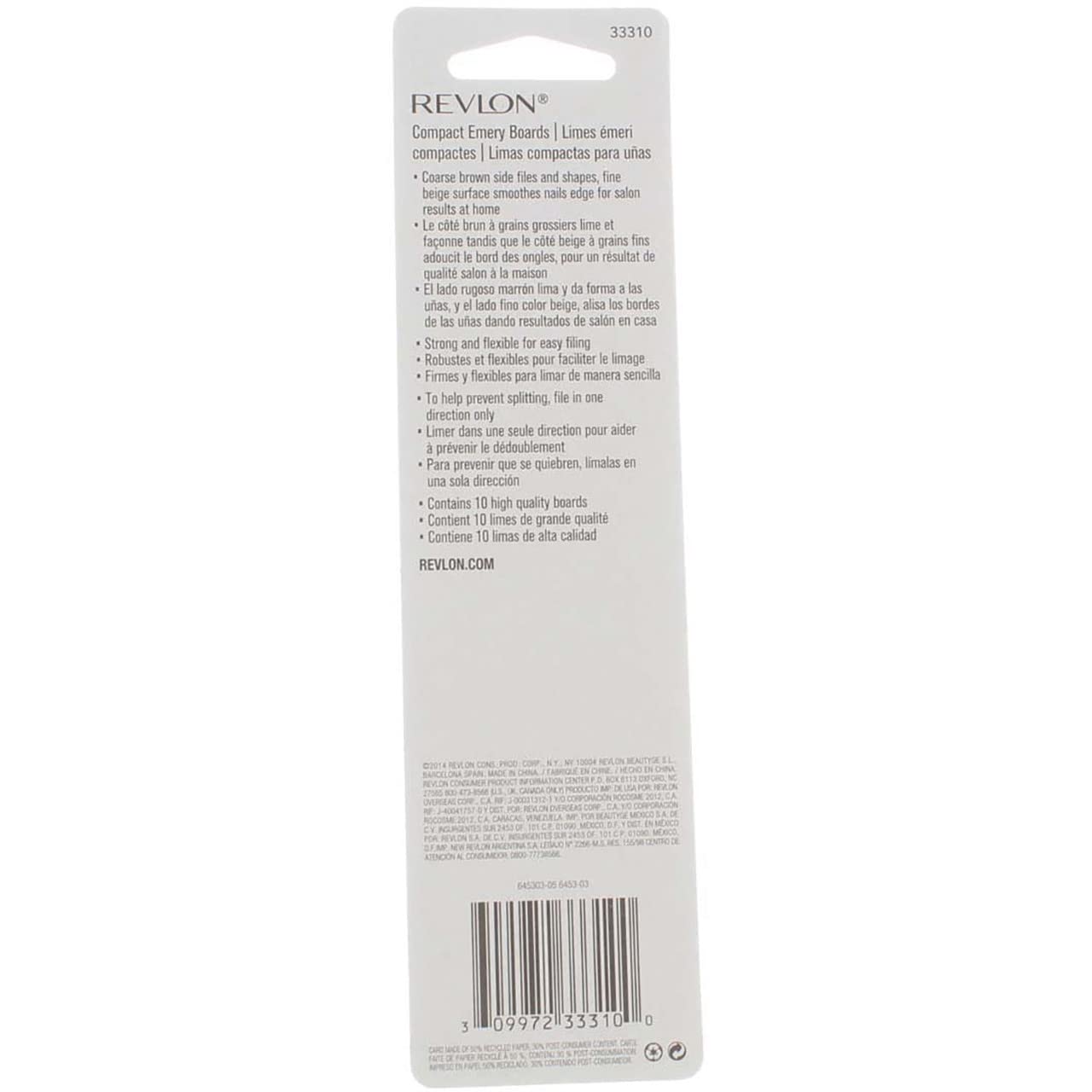 Revlon Compact Emery Board 24 ea (Pack of 2) Beauty & Personal Care REVLON