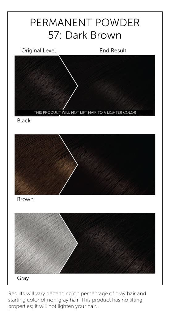 #57 Dark Brown Bigen Permanent Powder (12 Pack) Beauty & Personal Care Bigen