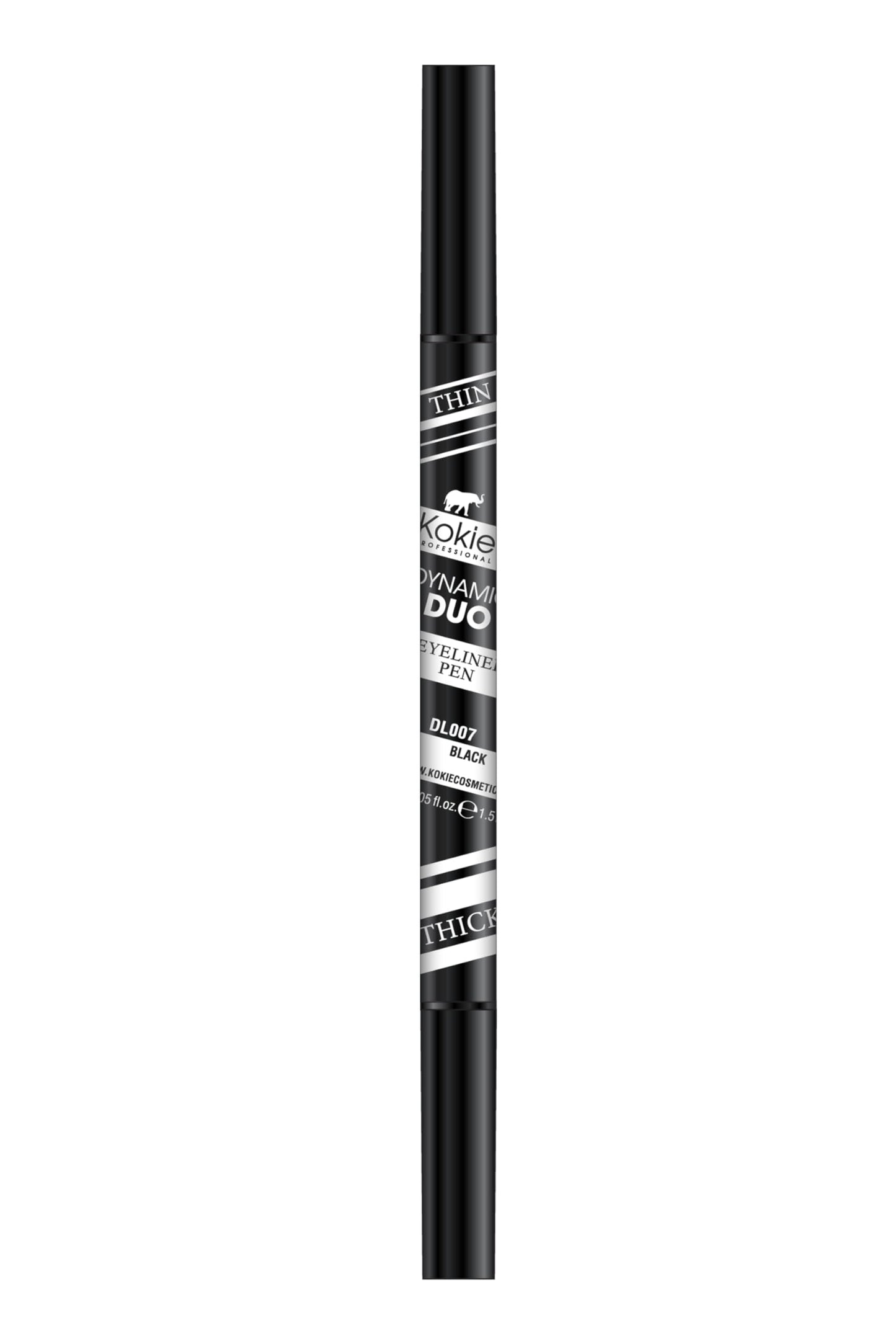 Kokie Cosmetics Dynamic Duo Eyeliner Pen, Black, 0.05 Fluid Ounce Beauty & Personal Care Kokie