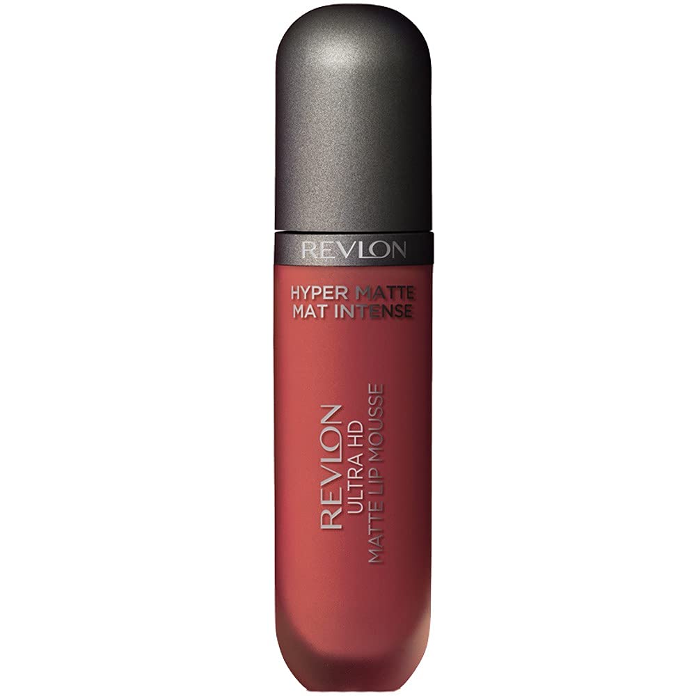 Revlon Liquid Lipstick, Face Makeup, Ultra HD Matte Lip Mousse, Longwear Rich Lip Colors in Plum / Berry, 825 Spice, 0.02 Oz Beauty & Personal Care REVLON