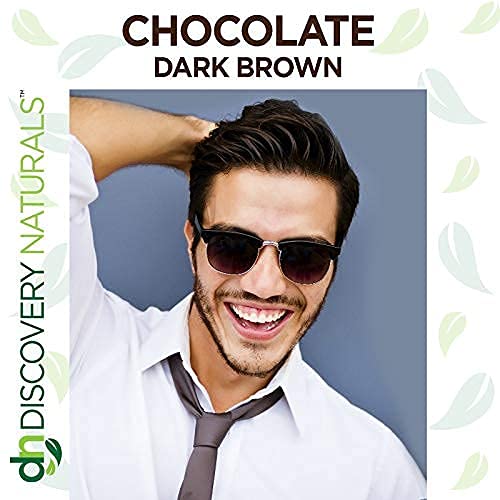 Chocolate Dark Brown Henna Hair Color For All Kit | 100% All Natural Hair Dye & Beard Dye Powder Kit Organic, Herbal & Vegan Chemical & Cruelty Free Beauty & Personal Care Discovery Naturals