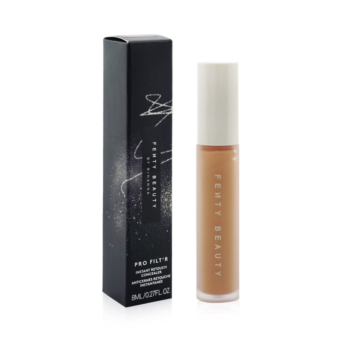 Pro Filtr Instant Retouch Concealer - 270 Medium With Cool Peach Undertone by Fenty Beauty for Women - 0.27 oz Concealer Beauty & Personal Care FENTY BEAUTY
