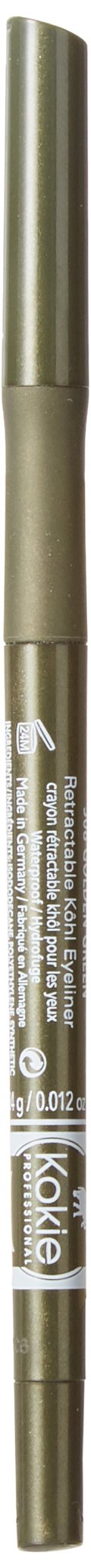 Kokie Cosmetics Retractable Kohl Eyeliner, Golden Green, 0.012 Ounce Beauty & Personal Care Kokie
