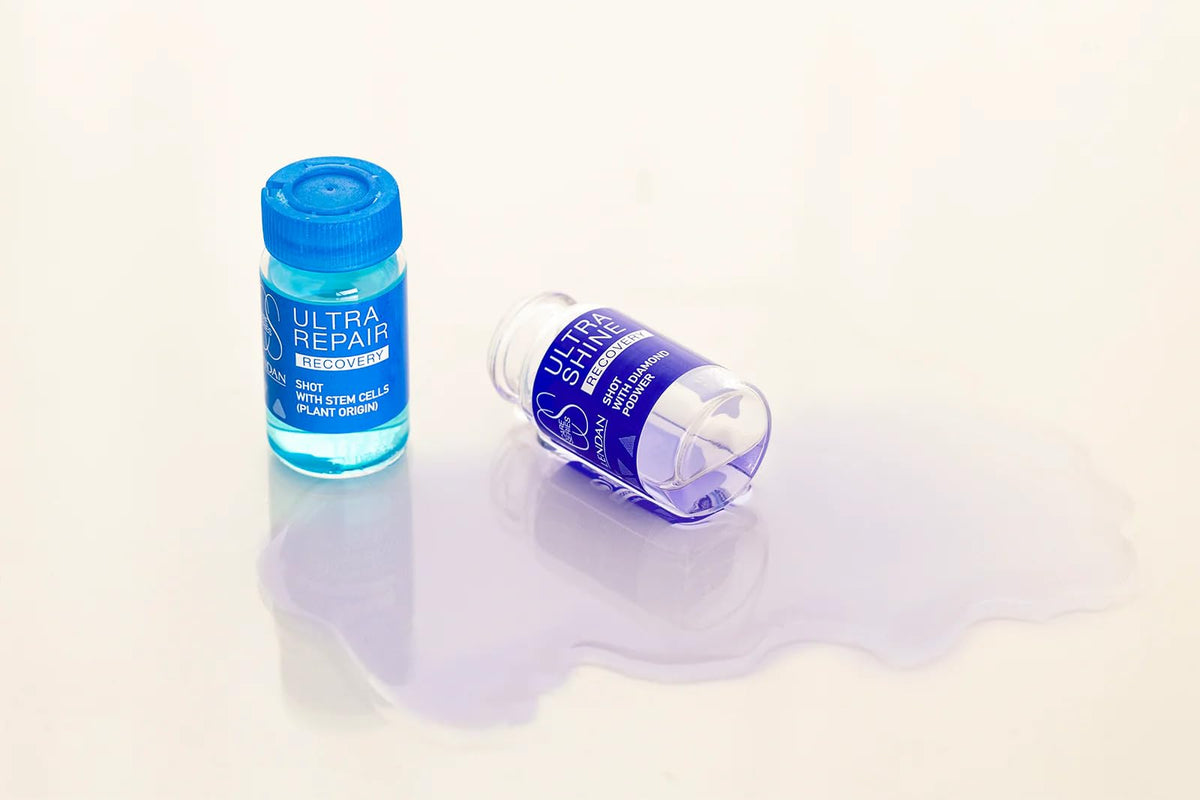 Lendan Care Series Ultra Recovery Kit - Set of 1 Box Ultra Repair + Shine Shots, 6 x 0.34fl.oz - Concentrado de Reparacin y Brillo