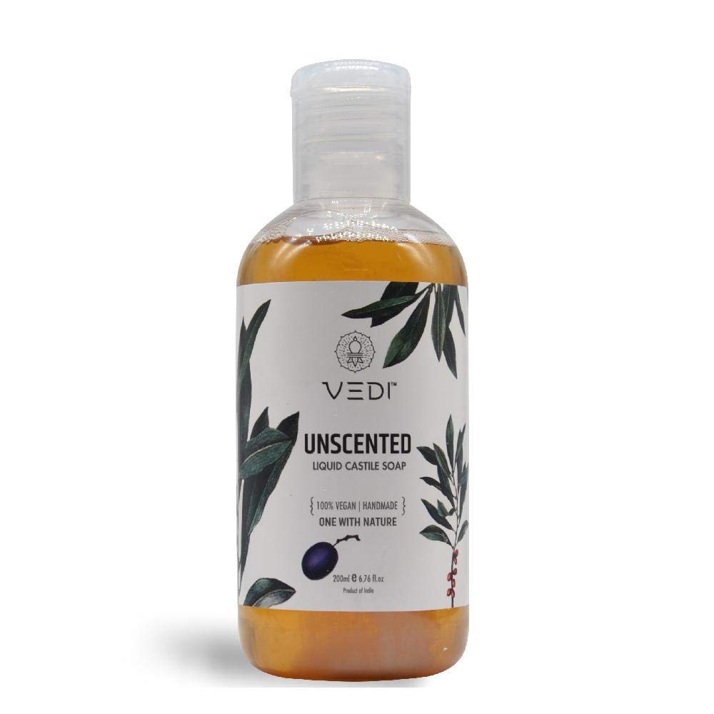 NWIL UNSCENTED LIQUID CASTILE SOAP(200ml) Beauty & Personal Care NWIL