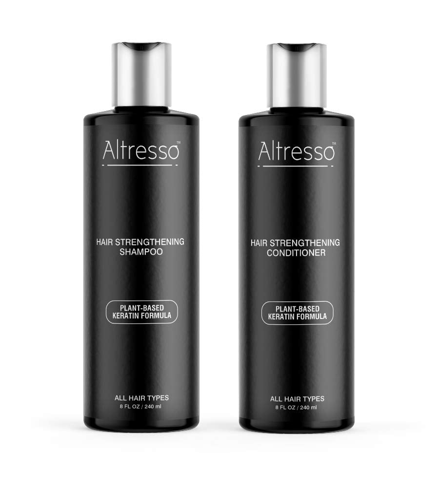 Altresso Hair Strengthening Shampoo & Conditioner Duo - All Natural Arginine-Infused Shampoo and Saw Palmetto-Infused Conditioner for Repairing Beauty & Personal Care Altresso