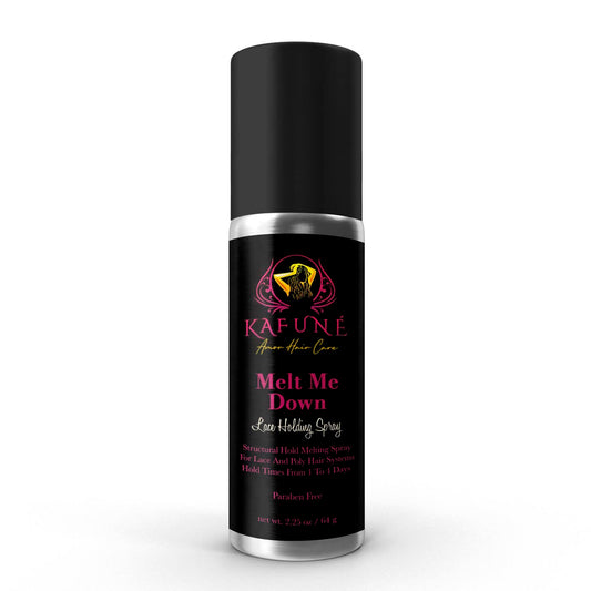 Kafune Amor Hair Melt Me Down Lace Melting Holding Spray - Glueless Wig Install, 1-5 Day Hold, Safe for HD/Swiss Lace Wig, No Flake/Residue, Quick Beauty & Personal Care Kafune Amor Hair Care