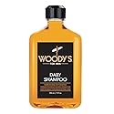 Woody's Men's Daily Shampoo - Nourishing Cleanser with Vitamin B5, Aloe Vera & Ginger, for All Hair Types, 12 Fl Oz Beauty & Personal Care Woody's