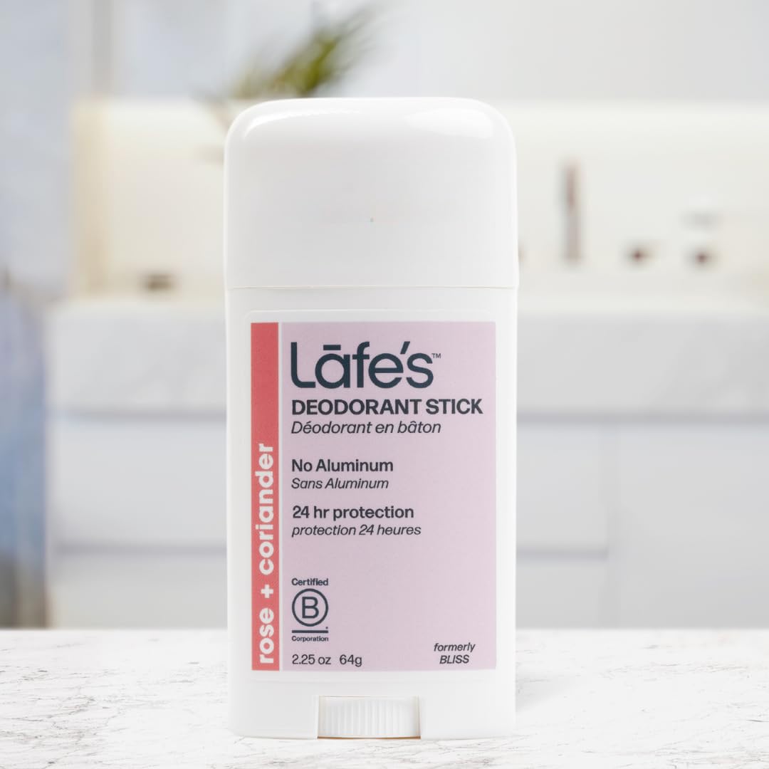 Lafe's Natural Deodorant - 2.25oz Aluminum Free Natural Deodorant Stick for Women & Men - Paraben Free & Baking Soda Free with 24-Hour Protection Beauty and Personal Care Lafe's